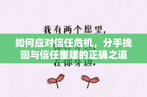 如何应对信任危机，分手挽回与信任重建的正确之道
