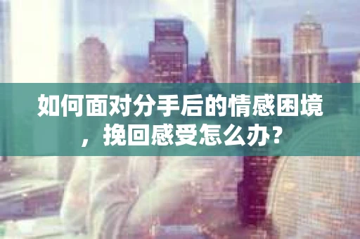 如何面对分手后的情感困境，挽回感受怎么办？