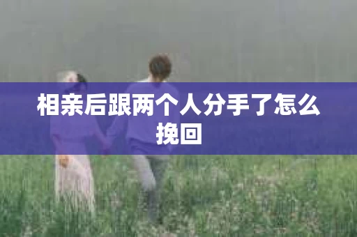 相亲后跟两个人分手了怎么挽回