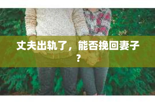 丈夫出轨了，能否挽回妻子？