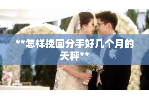 **怎样挽回分手好几个月的天秤**