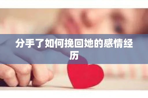 分手了如何挽回她的感情经历