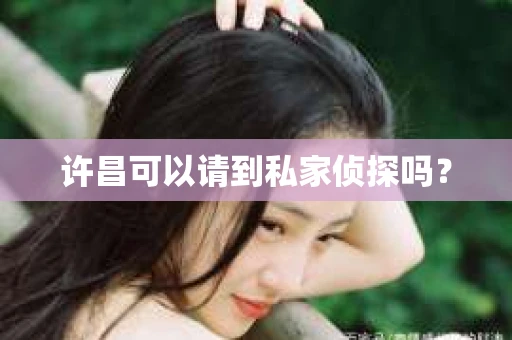 许昌可以请到私家侦探吗？