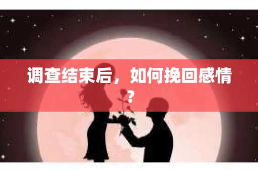 调查结束后,如何挽回感情? 调查结束后,如何挽回感情?