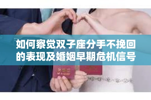 如何察觉双子座分手不挽回的表现及婚姻早期危机信号？