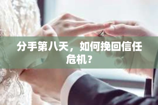 分手第八天，如何挽回信任危机？