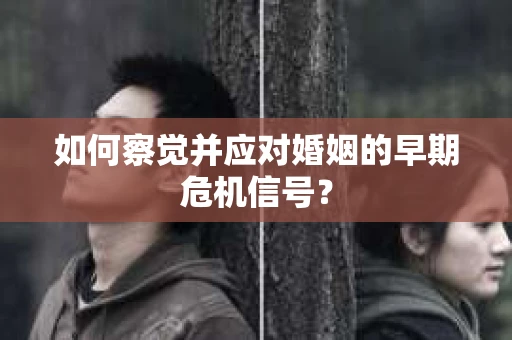 如何察觉并应对婚姻的早期危机信号? 如何察觉并应对婚姻的早期危机信号?