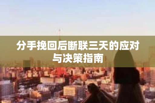分手挽回后断联三天的应对与决策指南